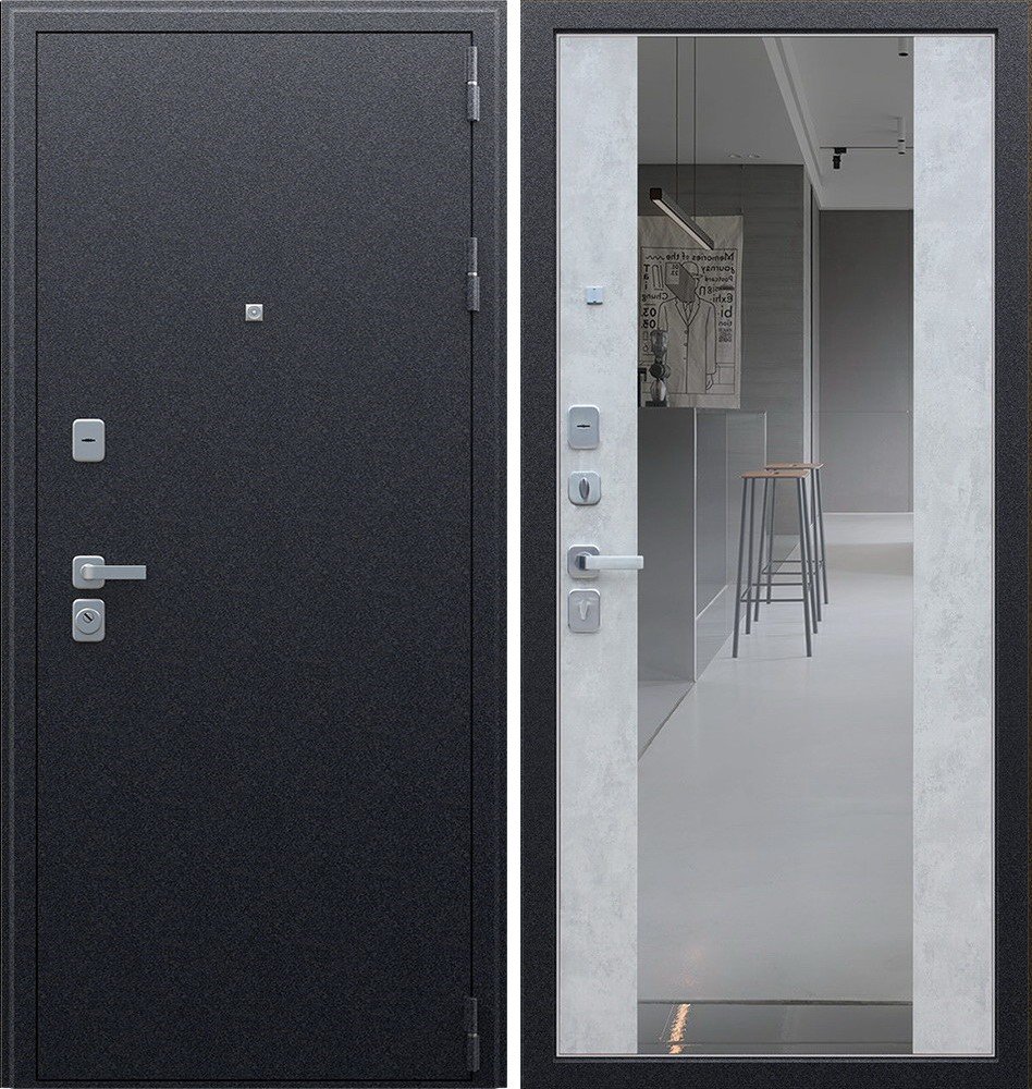 Дверь Спартак Б с зеркалом DIS006674