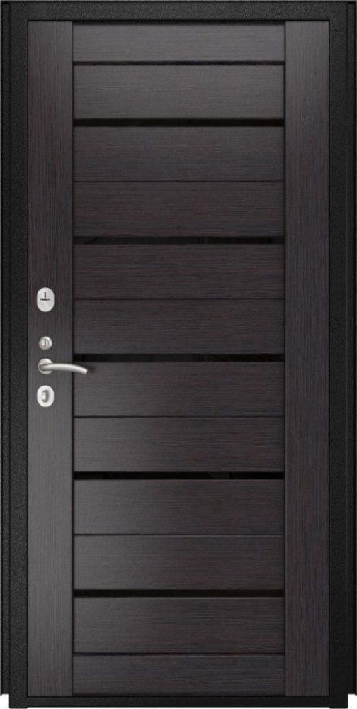 Товар Дверь ДвериПРО Авеста СБ-1 (лак.черное, 16мм, венге) DPRO195838